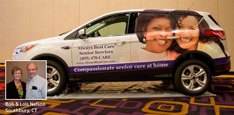Lois & Bob Nelson of Southbury, Ct Win “Car for a Year” from Always Best Care